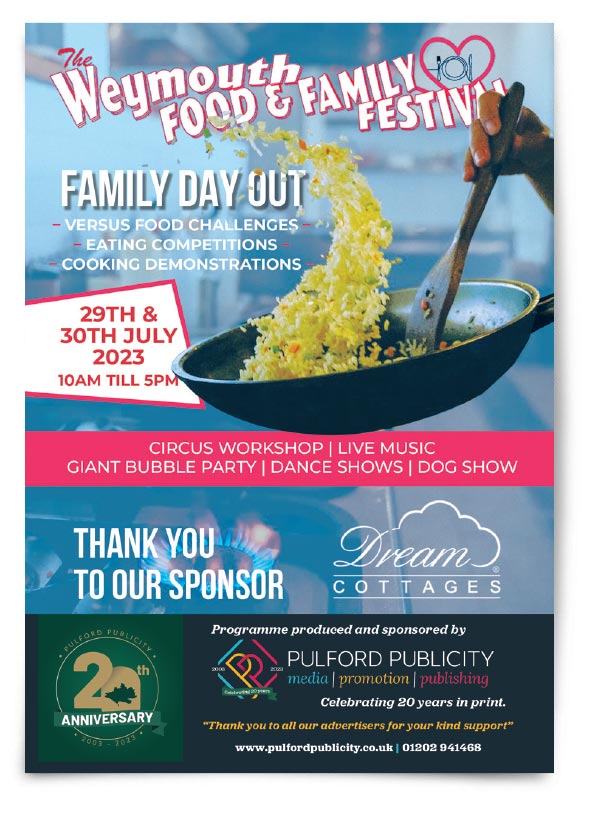 Weymouth Food Festival Pulford Publicity