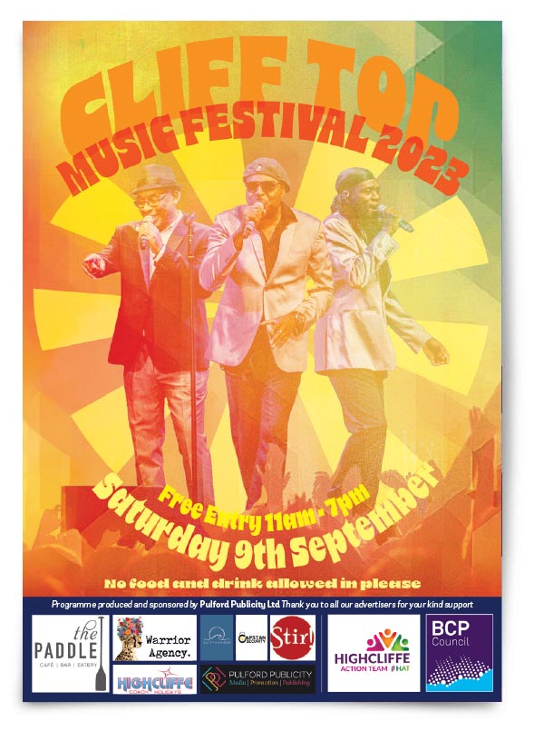Cliff Top Music festival Pulford Publicity
